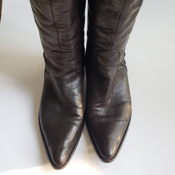 Browns | Leather Knee High Boots - Picture 7 of 13